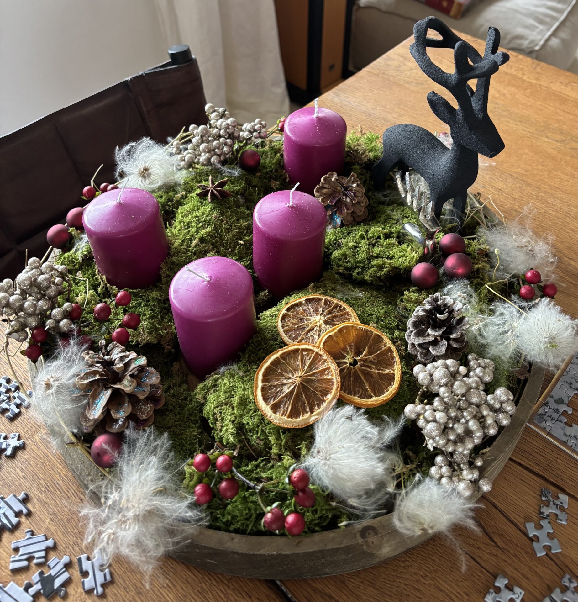 Münchener Schuhwerkstätten Adventskranz