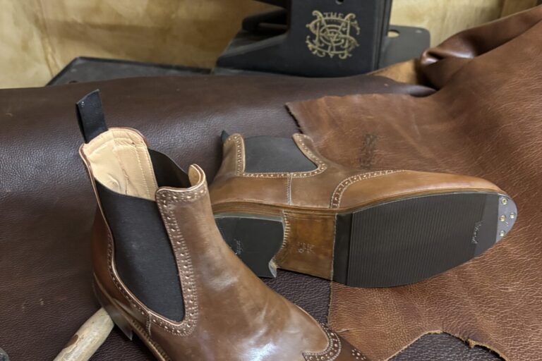 Münchener Schuhwerkstätten Chelsea FullBrogue Cordovan