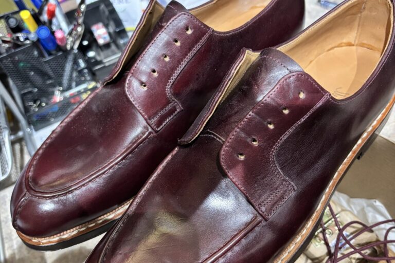 Münchener Schuhwerkstätten Norweger bordeau 3